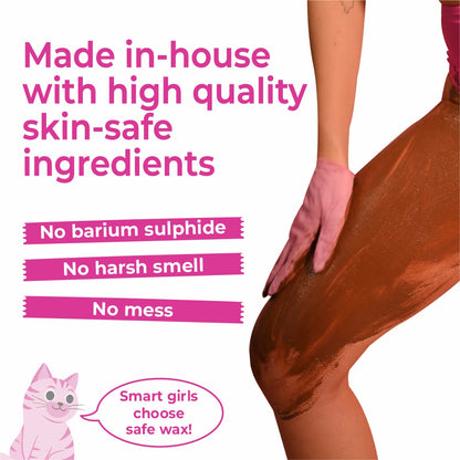 4-in-1 Chocolate Bikini Hair Removal Wax Powder Mask