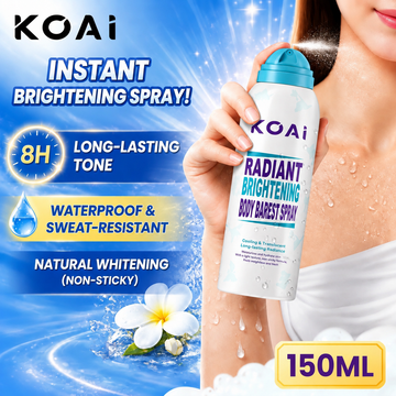 KOAi 150ml Body Tone-Up Spray | Instant BB Tone-Up | Natural Skin Brightening | Waterproof & Non-Sticky