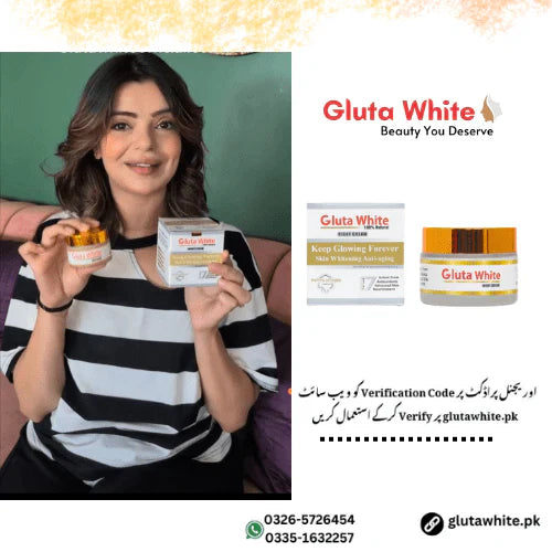 Gluta White Cream for Face Whitening & Brightening